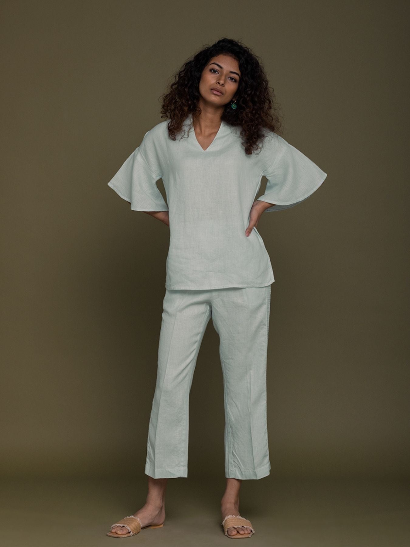 Releve Fashion Reistor Mint Wishing on Stardust Shirt Ethical Designer Brand Sustainable Fashion Conscious Clothing Purchase with Purpose Shop for Good