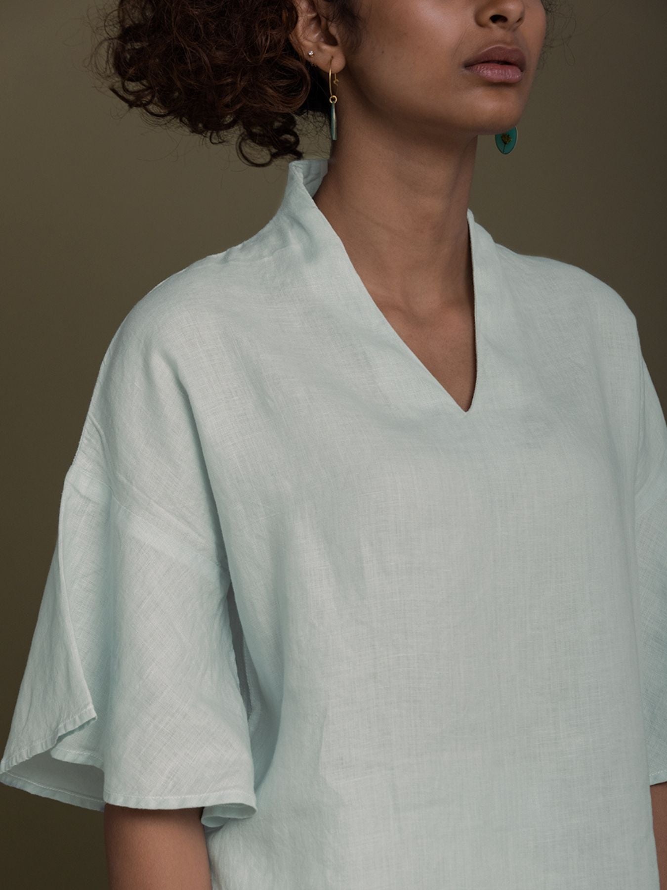 Releve Fashion Reistor Mint Wishing on Stardust Shirt Ethical Designer Brand Sustainable Fashion Conscious Clothing Purchase with Purpose Shop for Good