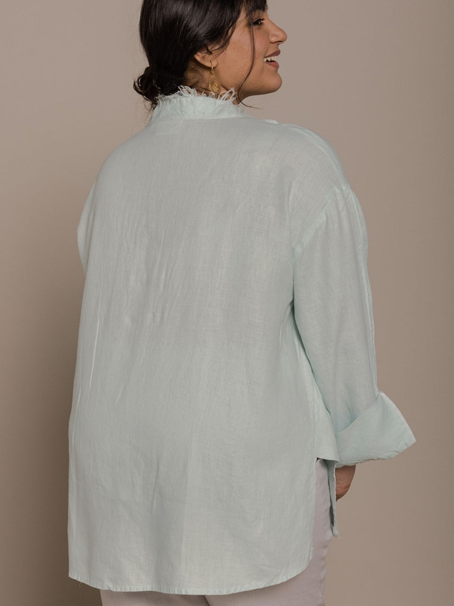Releve Fashion Reistor Mint Women are From Venus Shirt Ethical Designer Brand Sustainable Fashion Conscious Clothing Purchase with Purpose Shop for Good