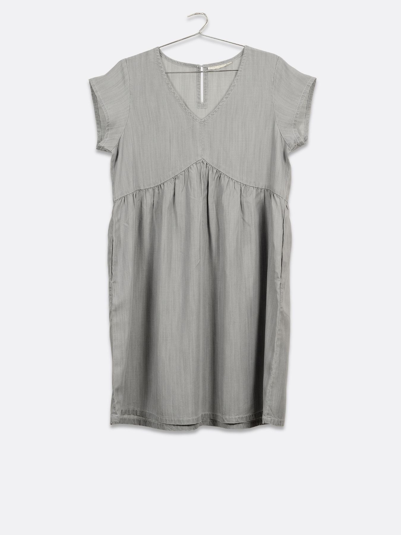 Releve Fashion Reistor Grey Moves like the Wind Sleeveless Dress Ethical Designer Brand Sustainable Fashion Conscious Clothing Purchase with Purpose Shop for Good