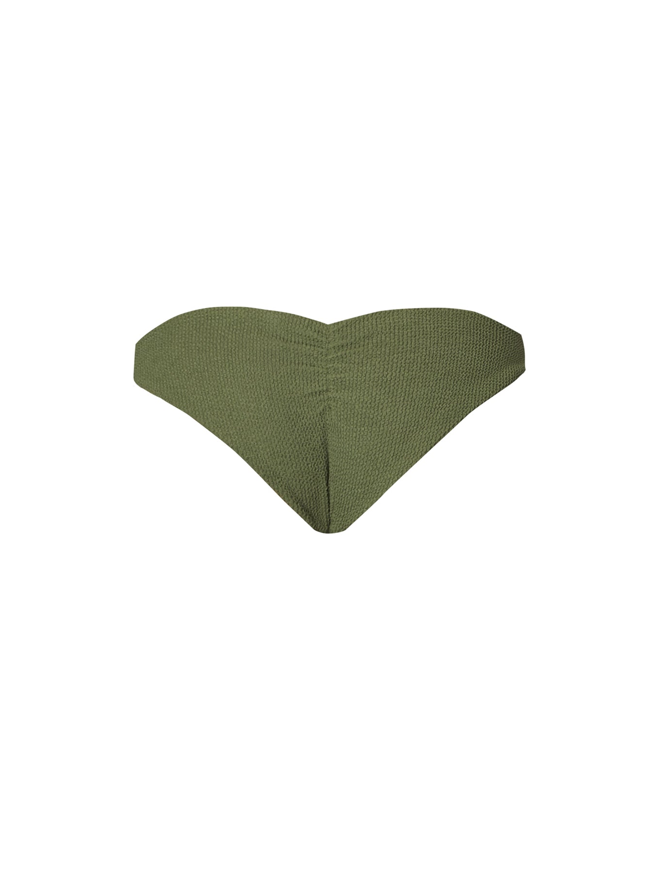 Releve Fashion SixtyNinety Sophia Textured Bikini Bottoms in Green Sustainable Swimwear Beachwear Slow Fashion Conscious Clothing Ethical Designer Brand Purchase with Purpose Shop for Good