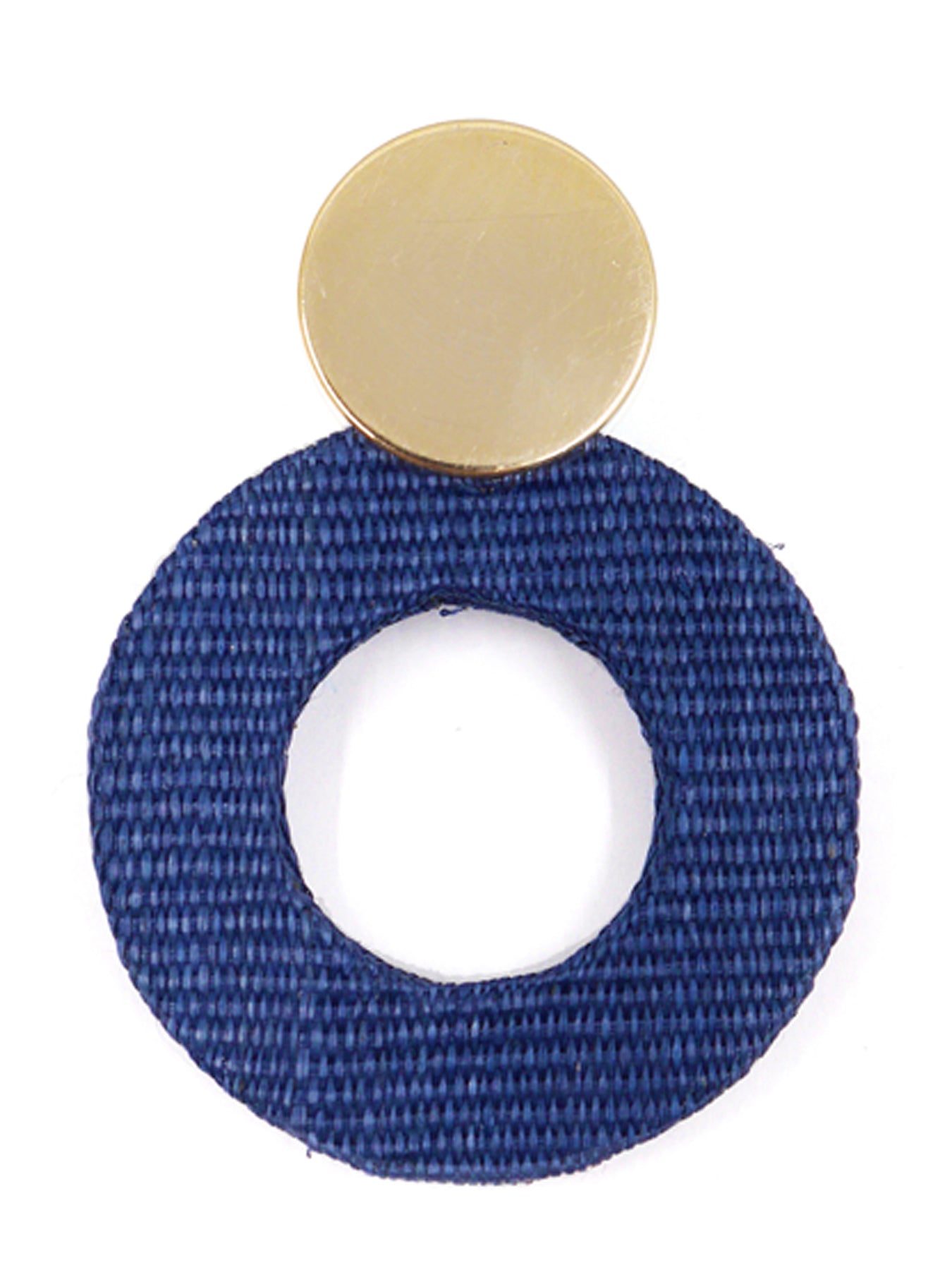 Releve Fashion Soli & Sun Gold and Blue Fran Earrings Ethical Designers Sustainable Fashion Brands Purchase with Purpose Shop for Good