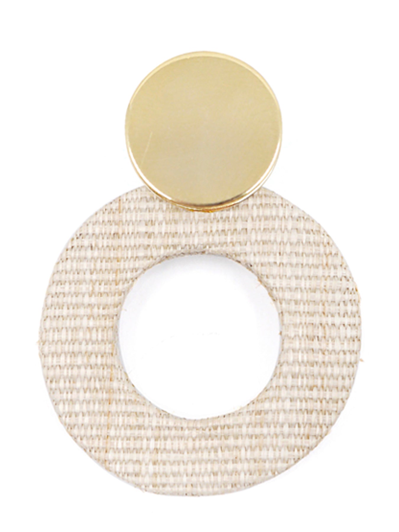 Releve Fashion Soli & Sun Gold and Cream Fran Earrings Ethical Designers Sustainable Fashion Brands Purchase with Purpose Shop for Good