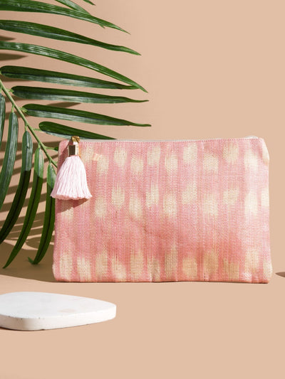 Releve Fashion Soli & Sun Light Pink Frankie Pouch Ethical Designer Brand Sustainable Fashion Accessories Purchase with Purpose Shop for Good