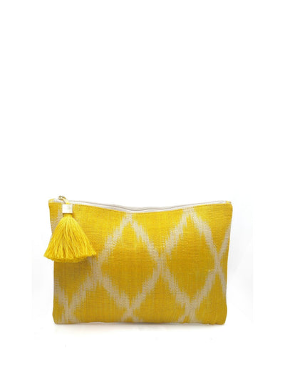 Releve Fashion Soli & Sun Yellow Frankie Pouch Ethical Designer Brand Sustainable Fashion Accessories Purchase with Purpose Shop for Good