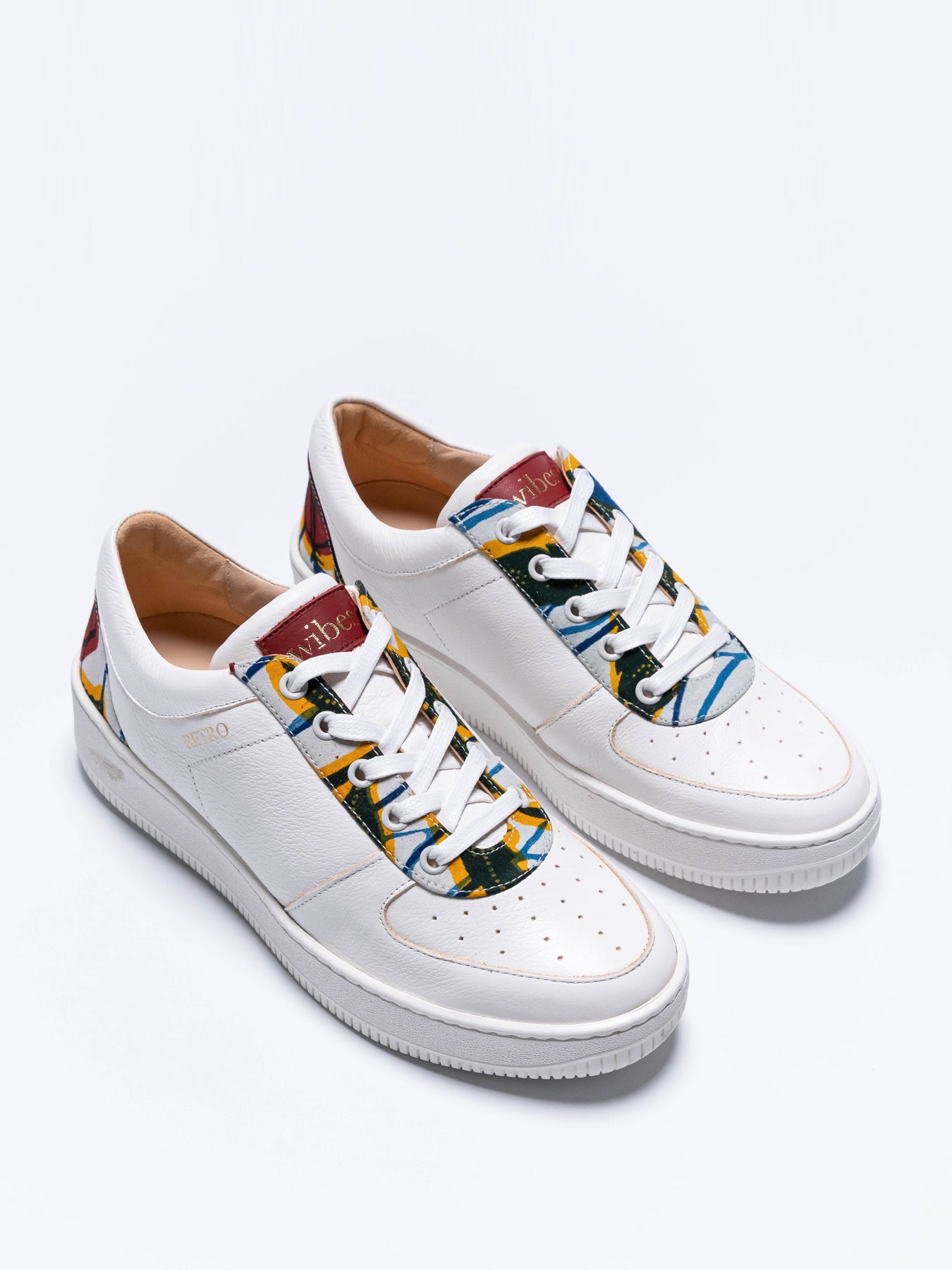 Releve Fashion Wibes Retro Floral Tonal Shoes Trainers Sneakers Ethical Designers Sustainable Fashion Brands Purchase with Purpose Shop for Good