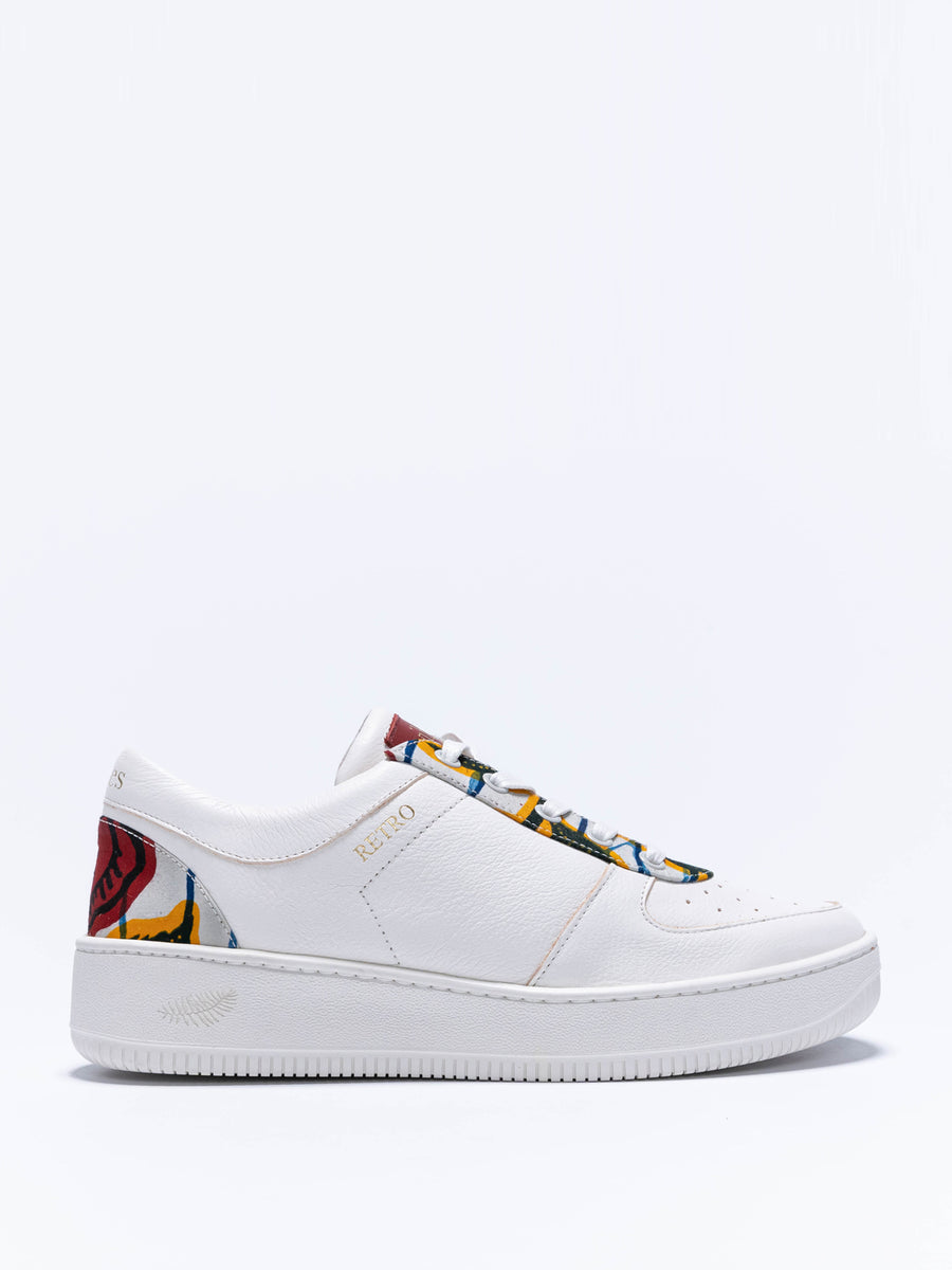 Releve Fashion Wibes Retro Floral Tonal Shoes Trainers Sneakers Ethical Designers Sustainable Fashion Brands Purchase with Purpose Shop for Good 