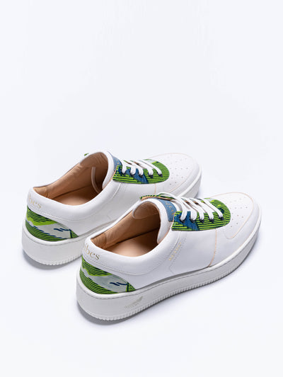 Releve Fashion Wibes Retro Green Shoes Trainers Sneakers Ethical Designers Sustainable Fashion Brands Purchase with Purpose Shop for Good